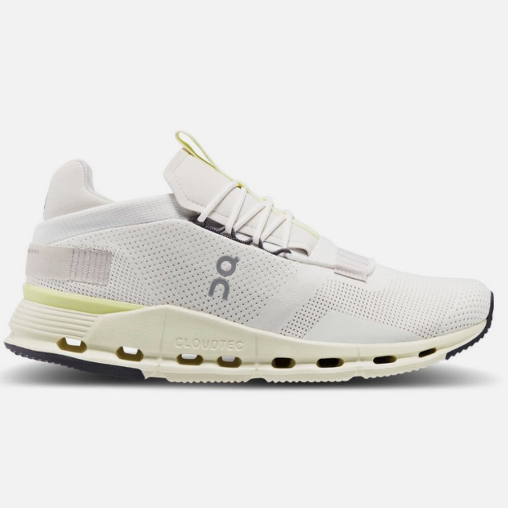 ON Cloudnova -- Men's Size 11 -- Undyed-White | Seedling -- USED Superclean